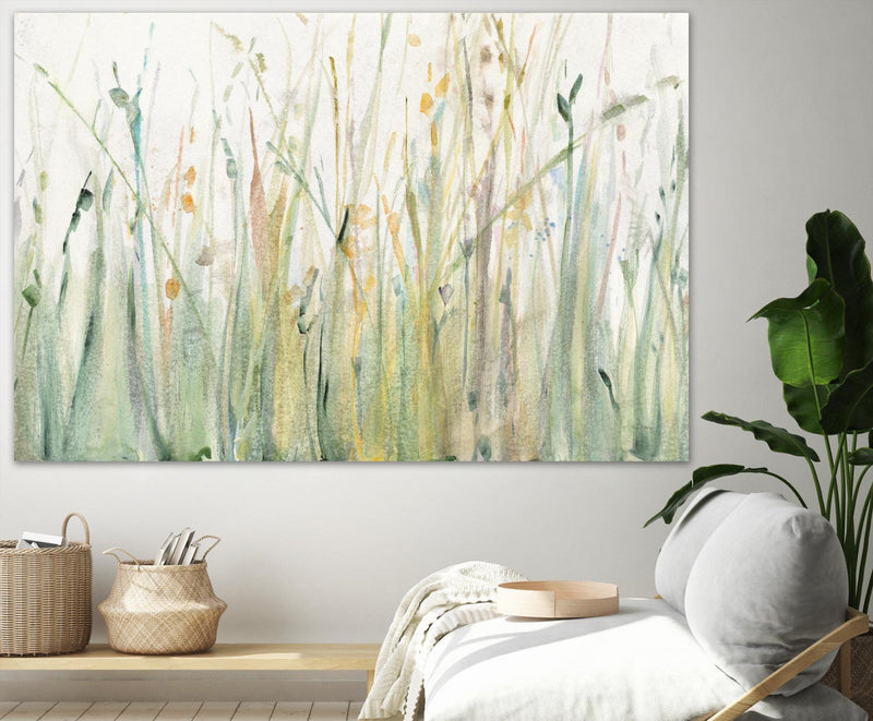 \"Spring Grasses I\" Giant Art 72x48 Wall Art