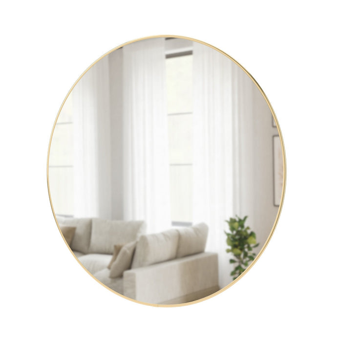 Umbra Hubba Wall Mirror - Brass