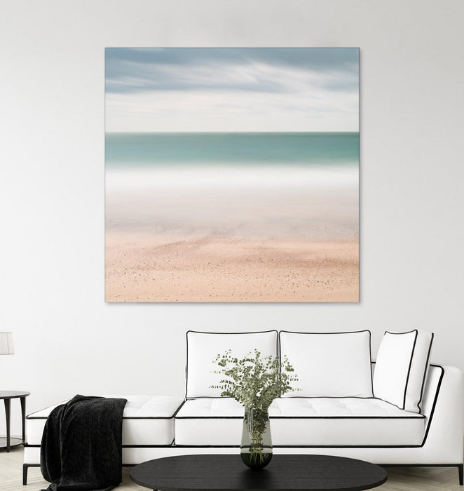 \"Beach, Sea, Sky\" Giant Art 72x72 Wall Art