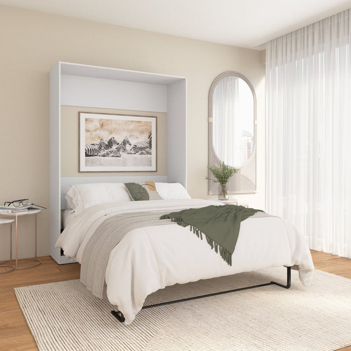 Bestar Claremont Full Murphy Bed - White