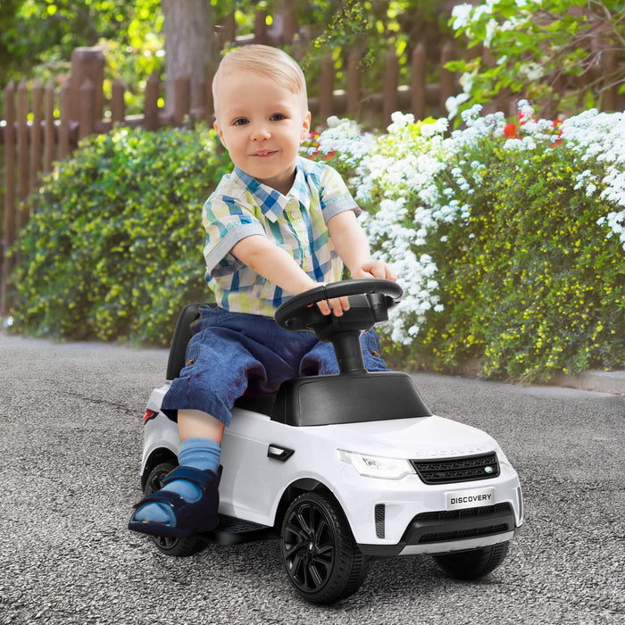 Qaba 6v Electric Car For Kids, 2 In 1 Sliding Car Battery Powered Ride-On Toy For Toddlers With Forw