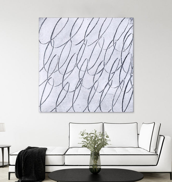 \"Contemplating Style\" Giant Art 72x72 Wall Art