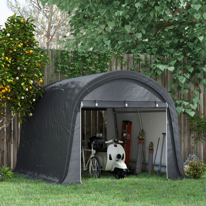 Outsunny 10'x10' Outdoor Storage Shed, Waterproof Heavy Duty Portable Shed