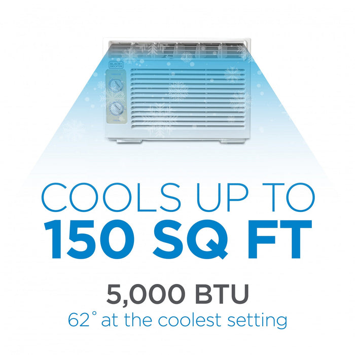 Black+Decker 5,000 BTU Window Air Conditioner - BD05MWT6 