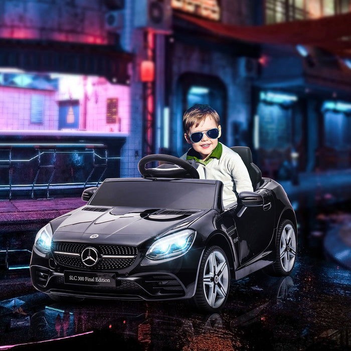 Aosom 12v Kids Electric Powered Ride-On Car With Parent Remote Control Two Motors Music Lights Suspe
