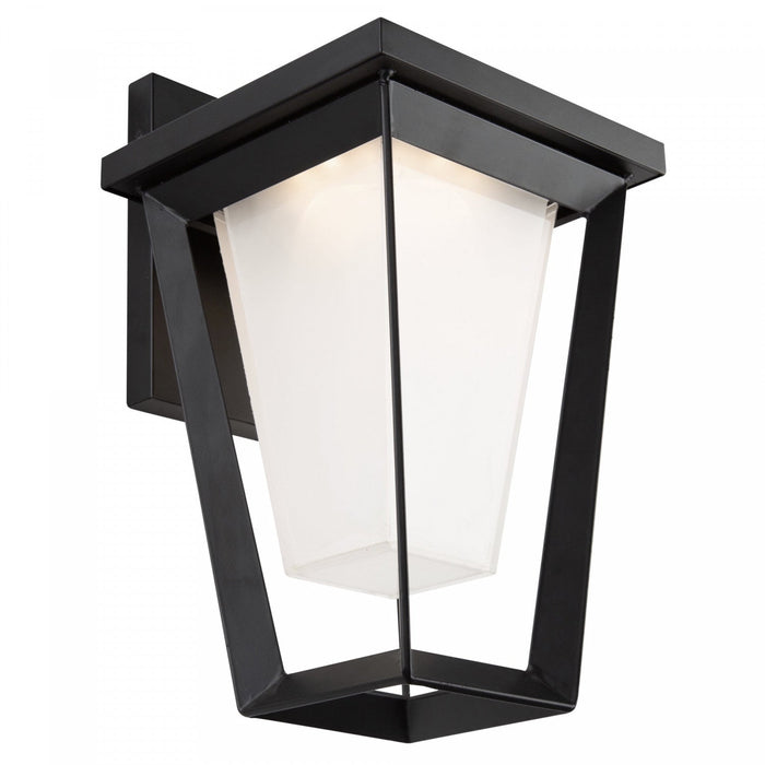 Waterbury Black 15 W LED Outdoor Wall Light 