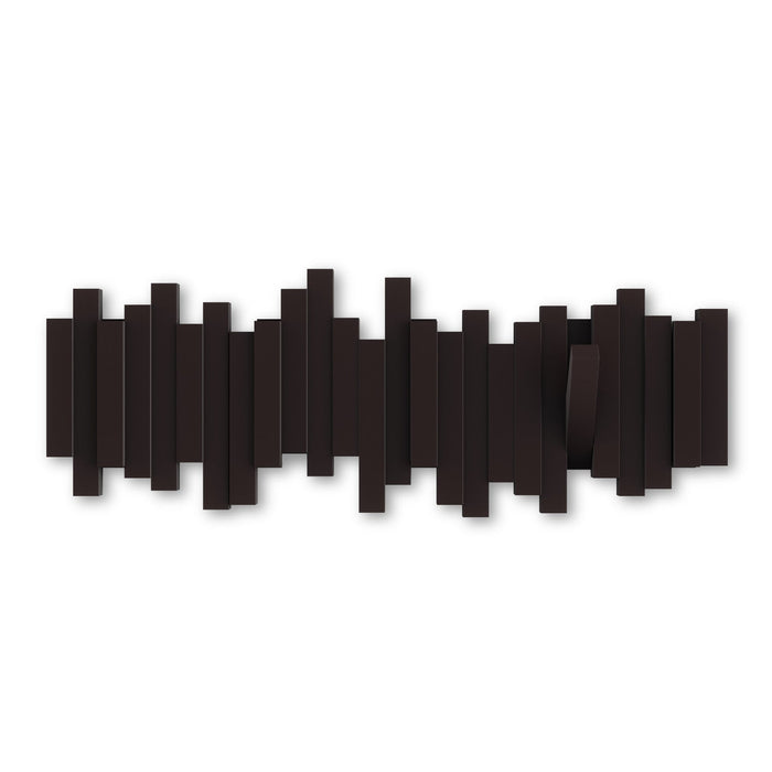 Umbra Modern Sticks Wall-Mounted Coat Rack - Espresso