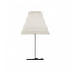 23\" Black Angular Base Table with Conical Shade 