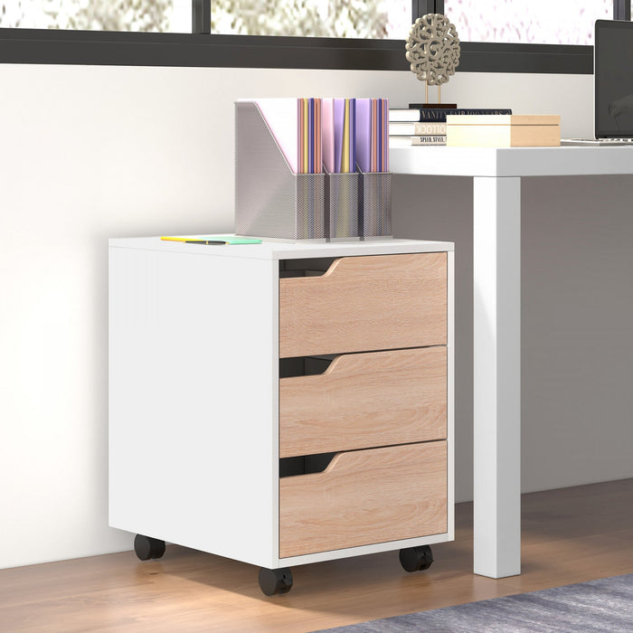 Homcom 3 Drawer File Cabinet