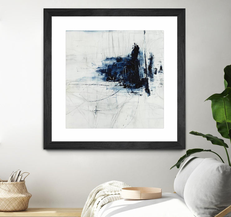 \"Superior\" Matted and Framed Black 36x36 Wall Art