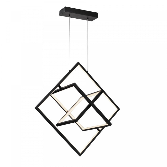 Graymar 24 W LED Black Pendant Light 