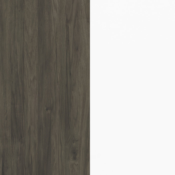 Nordika Nightstand - White and Grey 