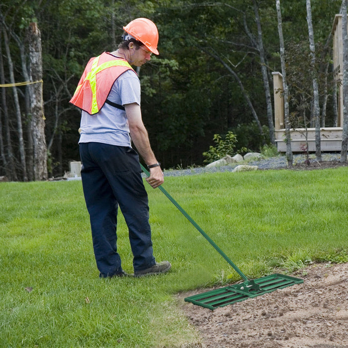 Costway Lawn Leveling Rake 36" X 10" Heavy Duty Level Lawn Tool For Garden Backyard/lawn