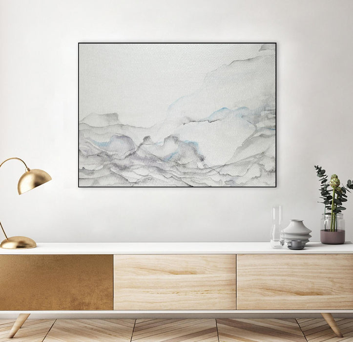 \"Gentle Maturity\" Canvas Framed Black 32x24 Wall Art