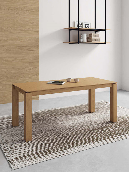 Rockaway Modern Industry Chic 71\" Dining Table in Natural 
