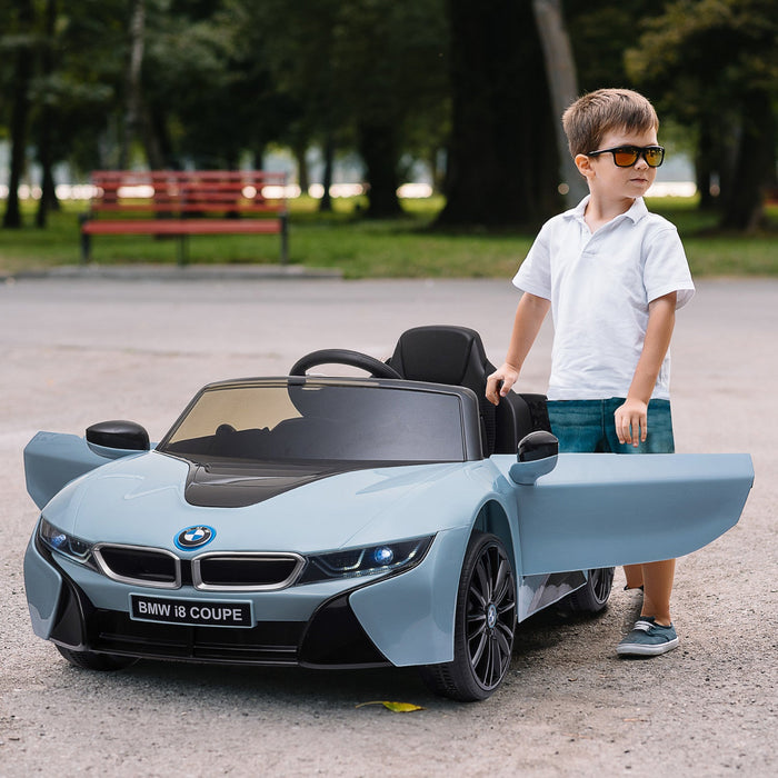 Aosom Kids Electric Powered Ride-On Car Bmw Coupe Battery Powered Toy Truck With Remote Control 2 Sp
