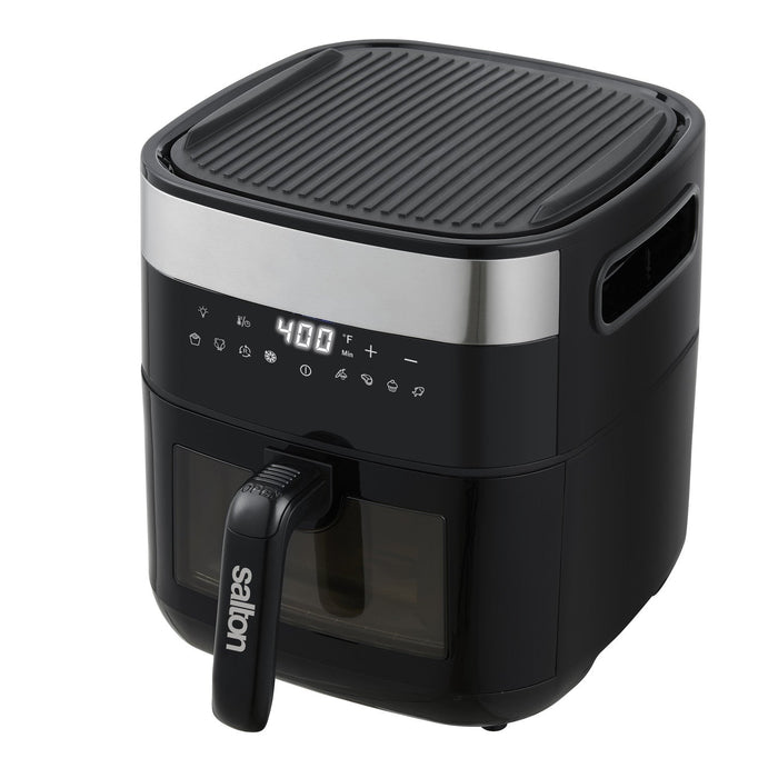 Salton 3-in-1 Air Fryer, Grill & Dehydrator Convection Toaster Oven 