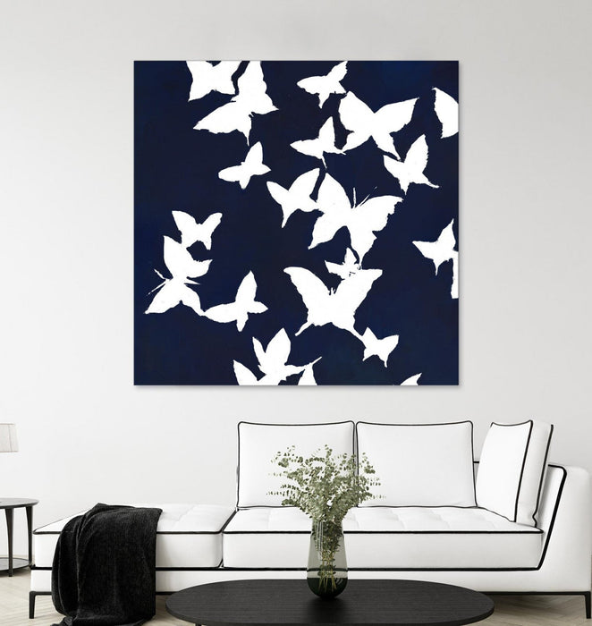 \"Flutterbys V3\" Giant Art 54x54 Wall Art