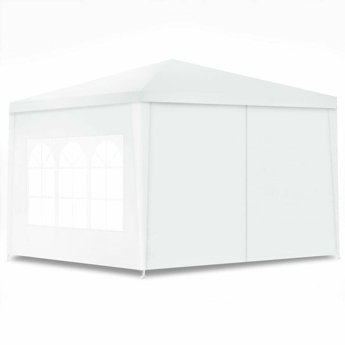Costway 10'x10' Canopy Gazebo Party Wedding Event Tent Heavy Duty Side Walls