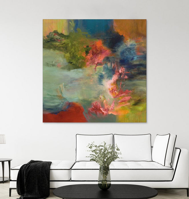 \"Midcenttury Flight\" Giant Art 54x54 Wall Art