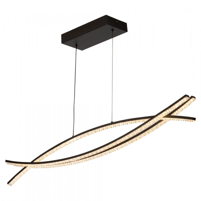 Nova 30 W LED Black Ceiling Light