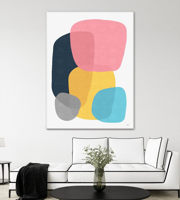 \"Abstract Vii\" Giant Art 72x54 Wall Art