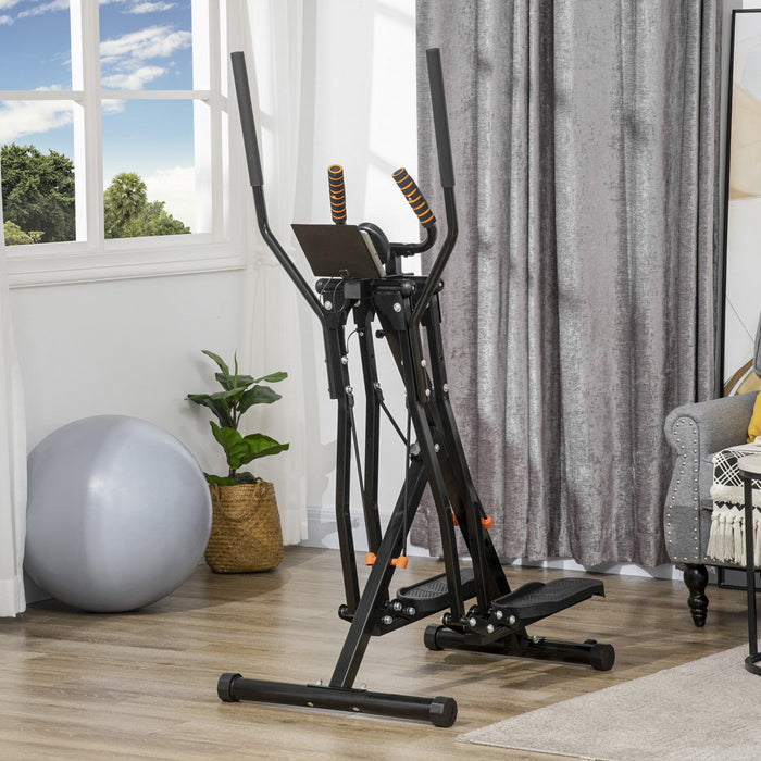 Soozier Gazelle Glider Air Walker Exercise Machine Elliptical Trainer With Four Resistance Levels, L