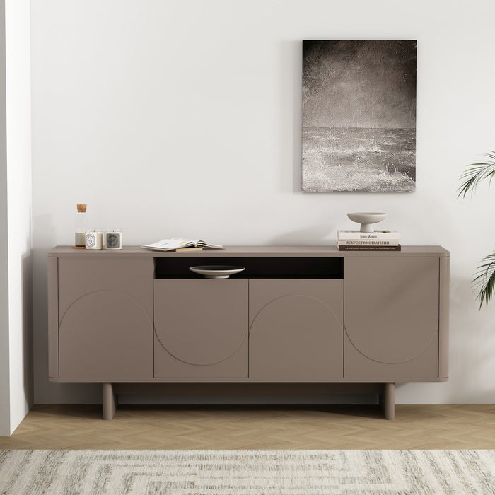 Ella Modern 71\" Sideboard in Mocha 