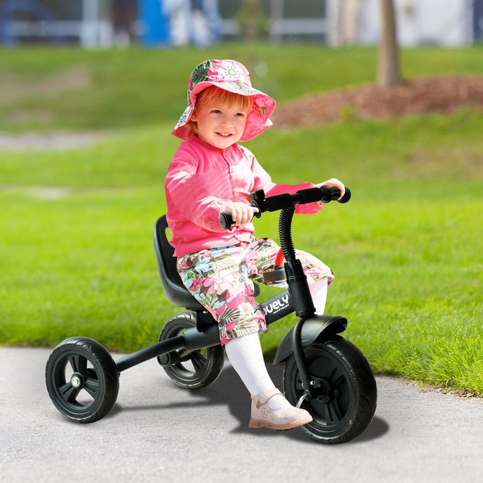Qaba Kids Tricycle For Children Ages Up To 18 Months, Indoor Outdoor Toddler Trike For Boy And Girl 