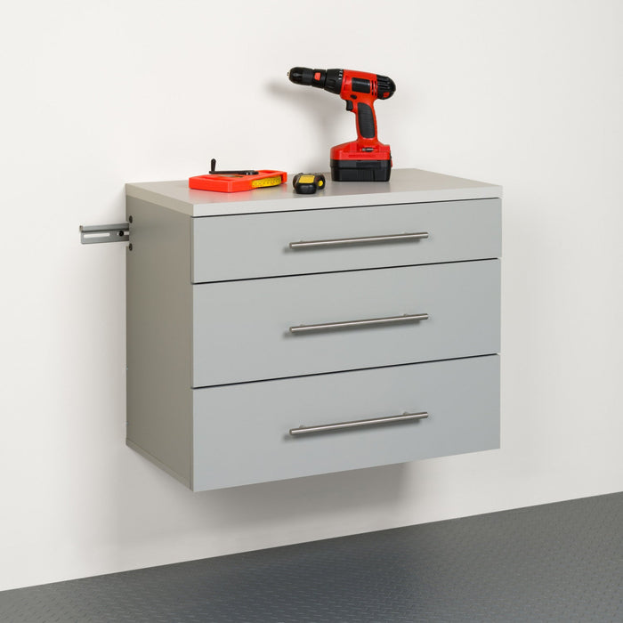 Hangups 3-Drawer Base Storage Cabinet - Light Grey