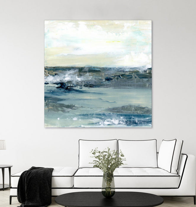 \"Coastal Blues I\" Giant Art 54x54 Wall Art