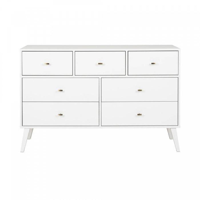Milo 7-Drawer Dresser - White