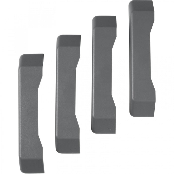 Gladiator Geartrack® Channel End Caps (4-Pack) - Smoke