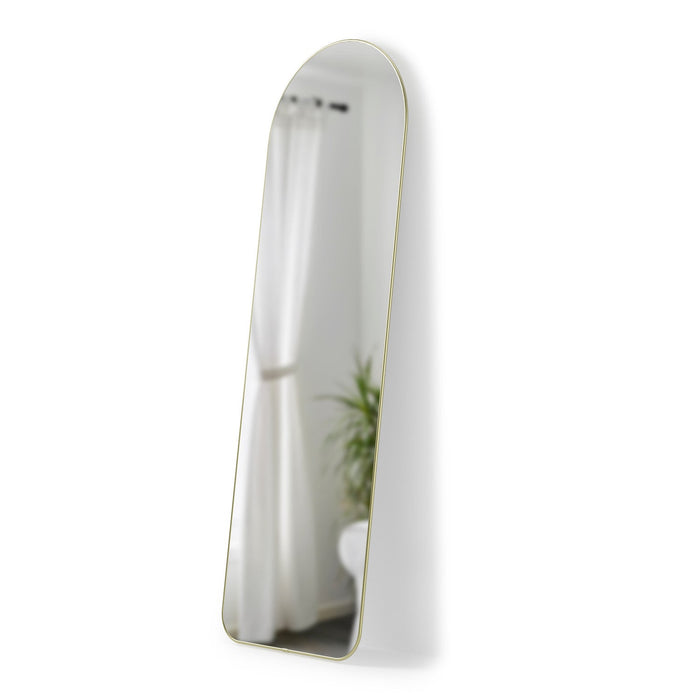 Umbra Hubba Arched 20\" x 62\" Mirror - Brass
