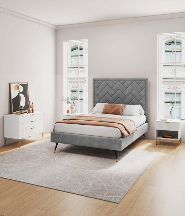 Dumbo Modern 2-Piece Dresser Set in White 