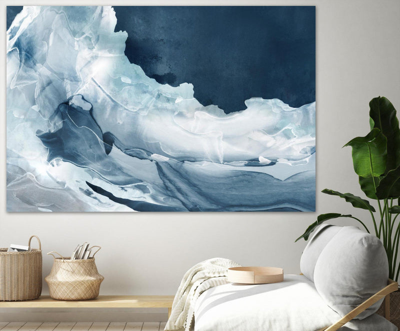 \"Wave Of Blue Ice\" Giant Art 72x48 Wall Art
