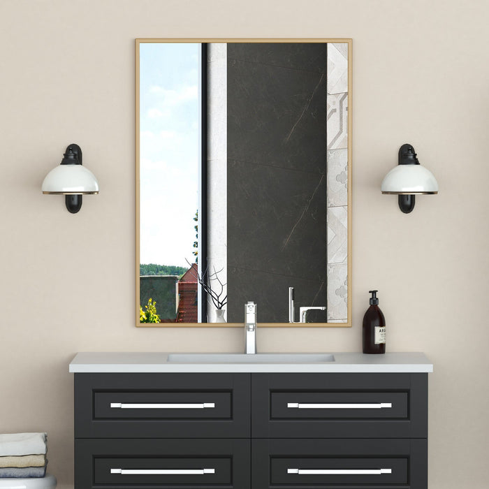 Border Gold 40\" Mirror