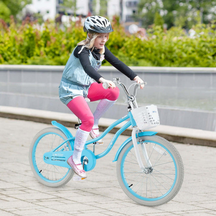 Prorider 20" Kids Bike With Height Adjustable Handlebar & Seat Hand Brake & Coaster Brake Blue