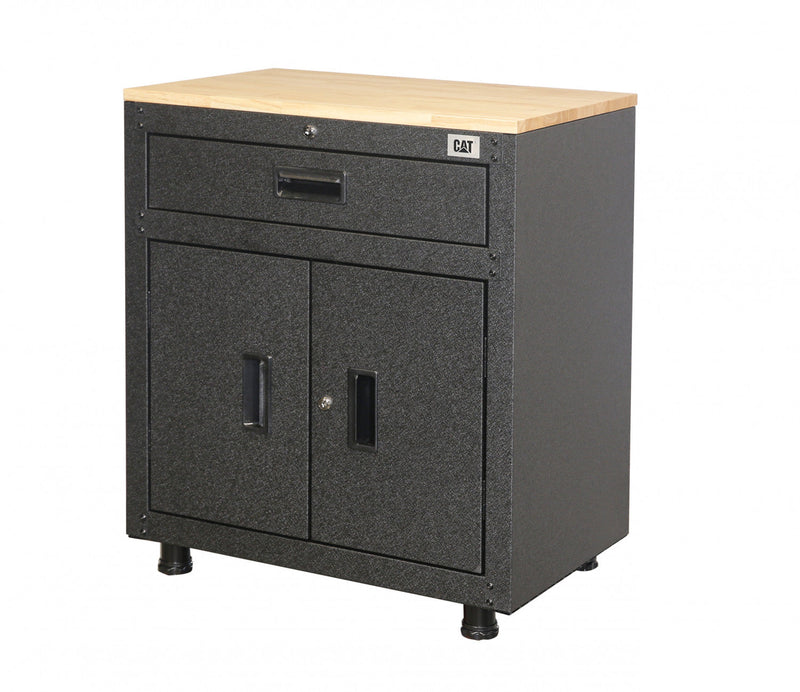 CAT® Ready To Assemble Garage Storage 28\" 1-Drawer, 2-Door Base Cabinet 