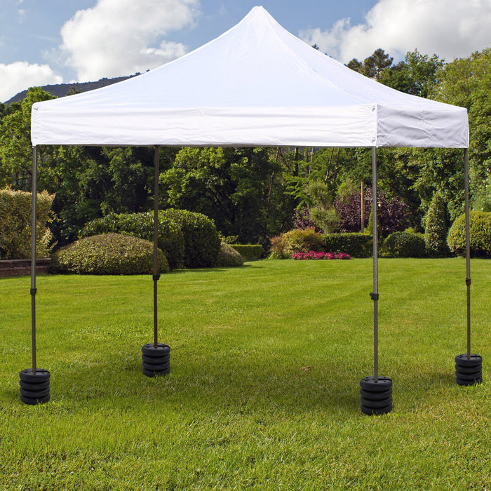 Outsunny Set Of 4 Party Tent Canopy Weight Plate Kit Gazebo Pop Up Tent Anchor Base Weights Canopy S
