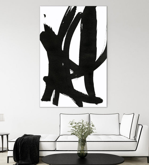 \"Composition In Black And White 7\" Giant Art 84x54 Wall Art