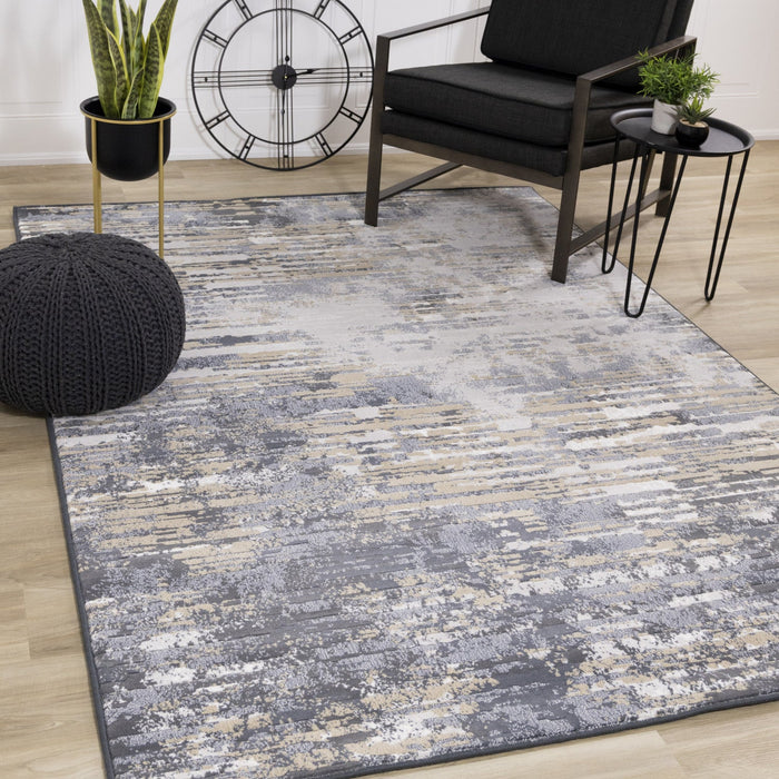 Isabelle Distressed Area Rug - 6'7\" x 9'6\"
