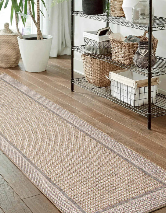 Brooks Taupe Area Rug - 2'8\" x 8'2\"