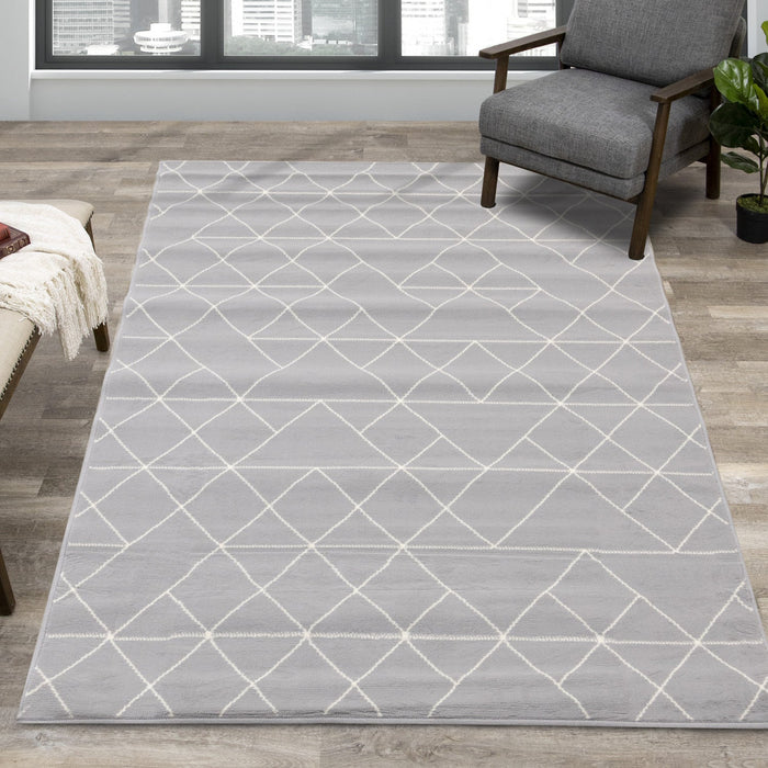 Florence Abstract Triangles Area Rug - 4'7\" x 6'7\"