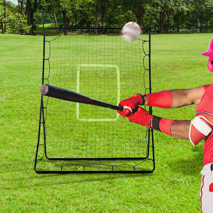 Soozier Volleyball Rebounder Net, Adjustable Baseball Lacrosse Training Aid