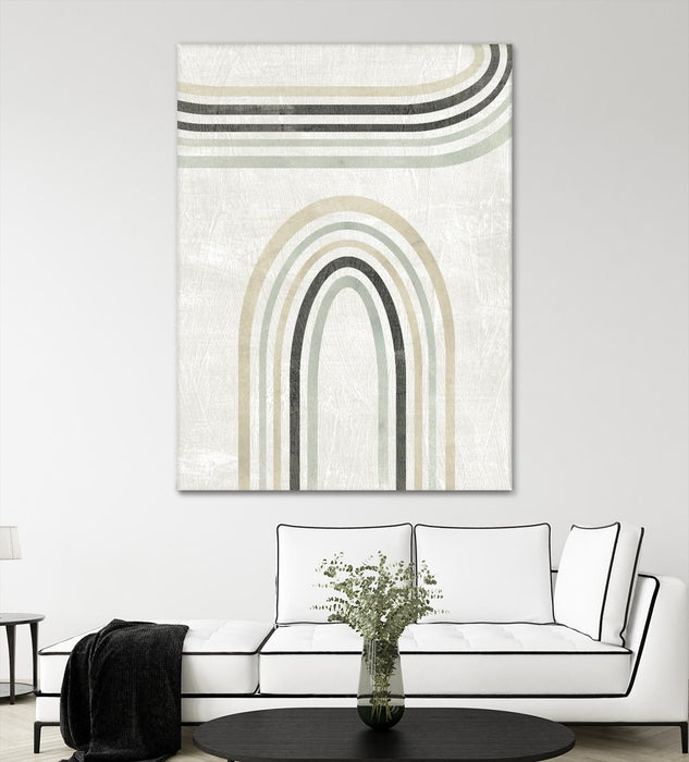 \"Modern Arc In Color Iii\" Giant Art 72x54 Wall Art