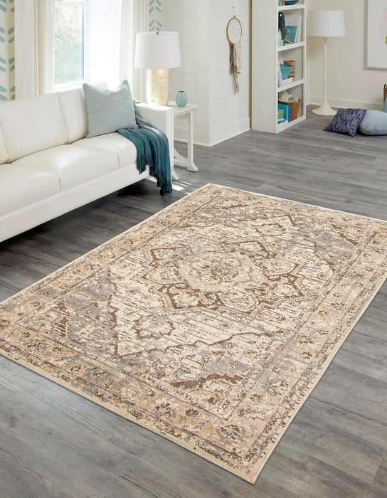 Priya Beige Area Rug - 8'0\" x 10'0\"