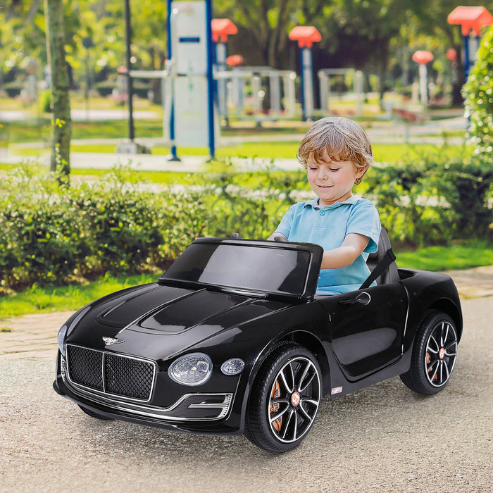 Aosom 12v Powered Ride-On Car Licensed Bentley Battery Powered Electric Vehicles W/ Parent Remote Co
