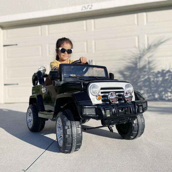Aosom 12v Kids Electric Ride On Car Toy Truck With Remote Control 2 Speeds Lights Mp3 Lcd Power Indi