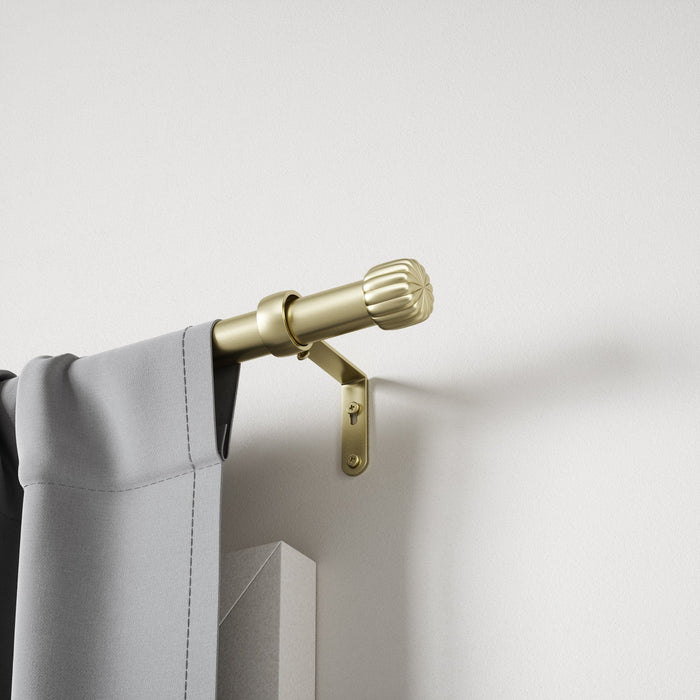 Umbra Cleo Gold Expandable 1\" Curtain Rod - 36\"-66\" 